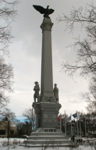 Civil War Monument in Watertown, WI